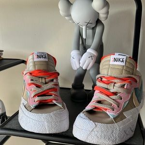 Kaws X Sacai X Nike Blazers